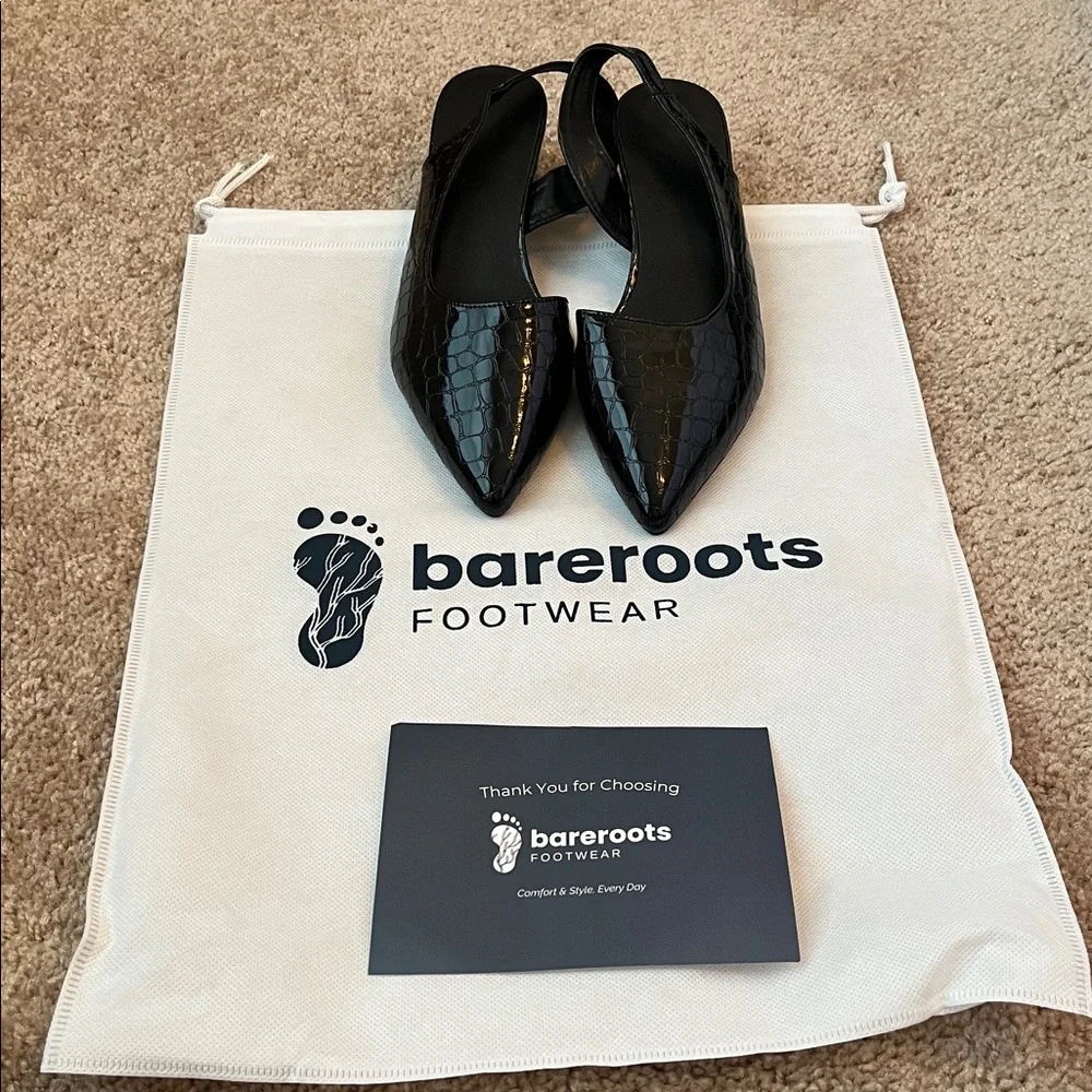 NWT Bareroots Embossed Slingbacks - Picture 5 of 7